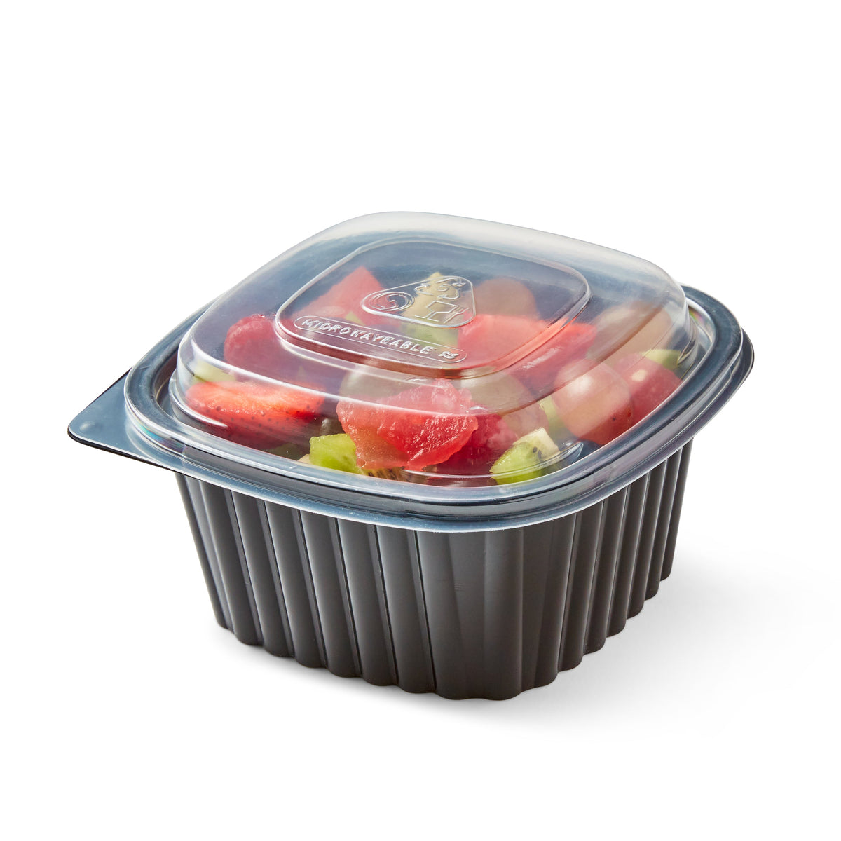 20 x 560 ml (19.7 ounce) Microwavable Meal Prep Hot Food Containers & Lids (137mm x 137mm x 80mm)