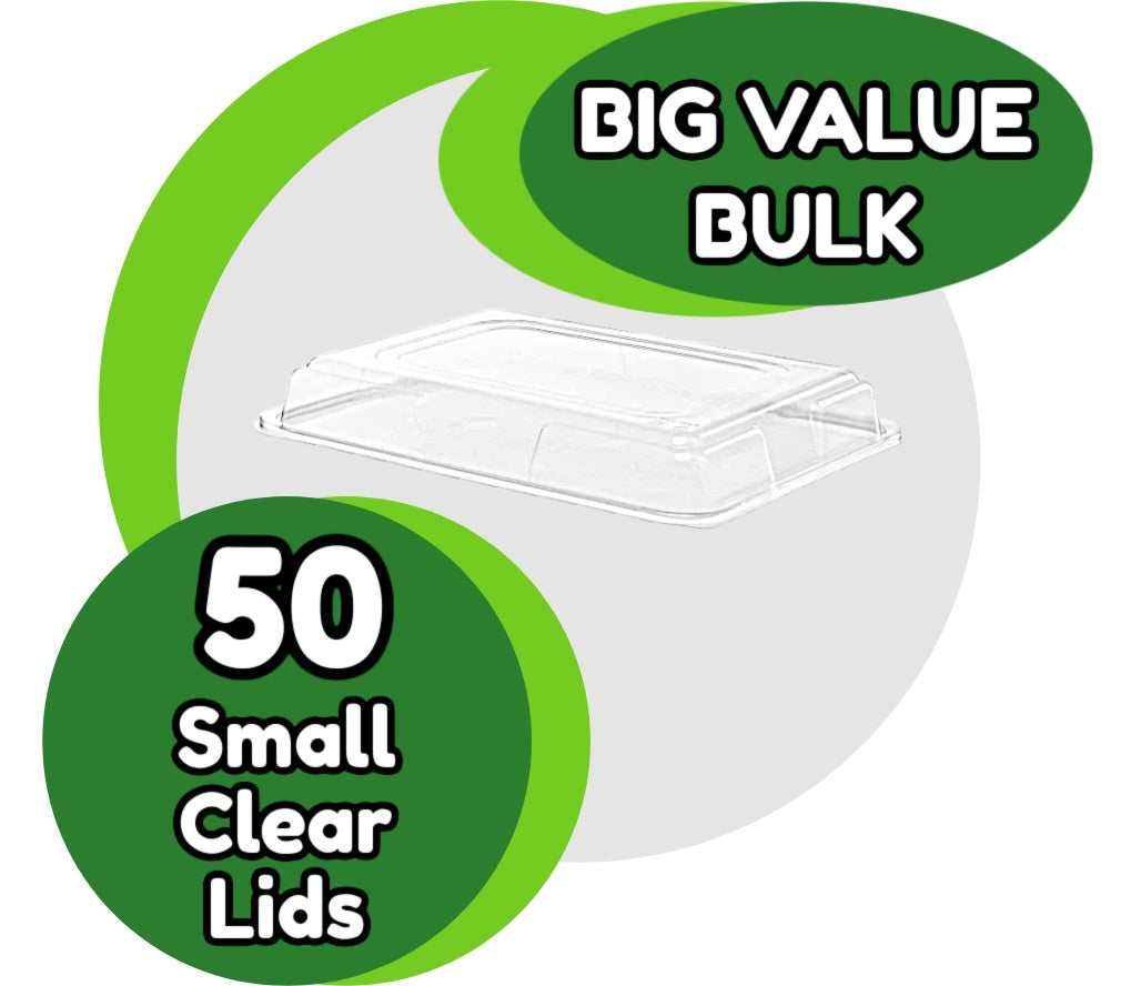 50 x Small Platter Lids -BIG VALUE BULK PACK For use with 50 Small Platter Bases