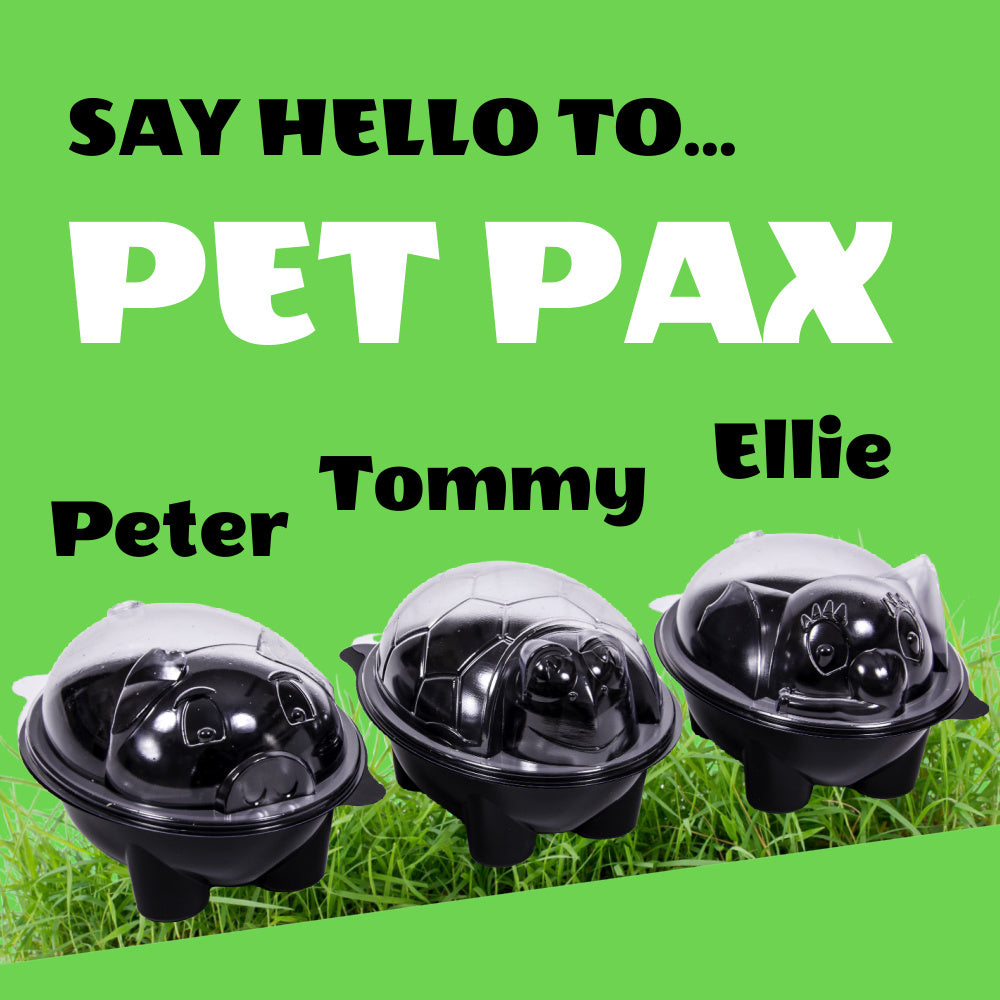 PET PAX - Reusable salad and snack containers with lids