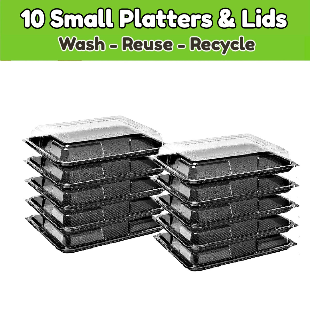 Caterline 10 small party platters and lids