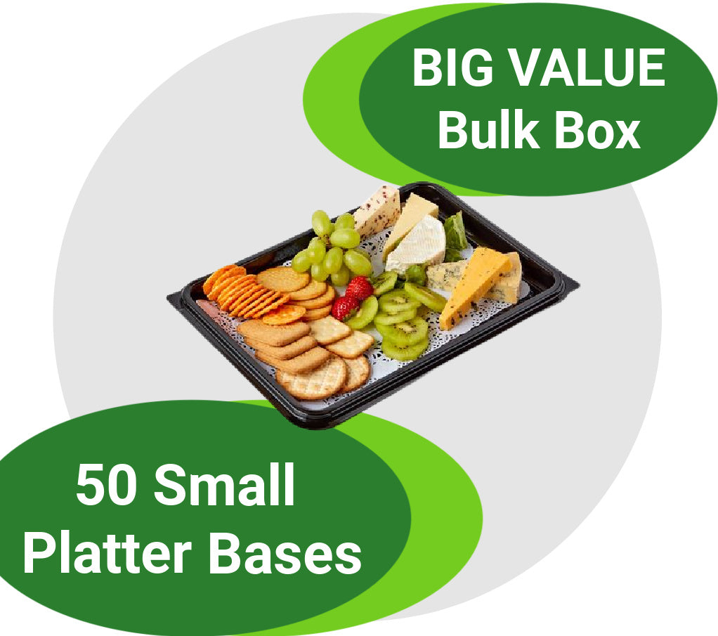 Small Platters With Lids 100 Recyclable Caterline